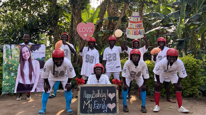 afrikanische Rugby-Band: Maßgeschneiderter Übergröße-Foto