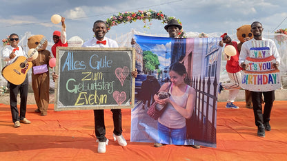 Die Afrikanische Band: Maßgeschneiderter Übergröße-Foto