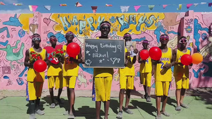 Das African Fitness Team - Glücklicher Junge